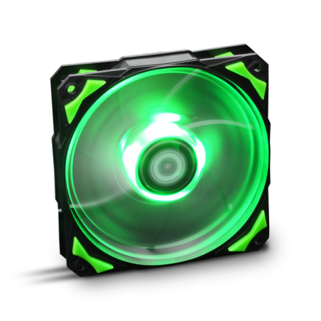 VENTILADOR CAJA NOX HUMMER H FAN LED 120MM NEGRO LED VERDE