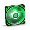 VENTILADOR CAJA NOX HUMMER H FAN LED 120MM NEGRO LED VERDE
