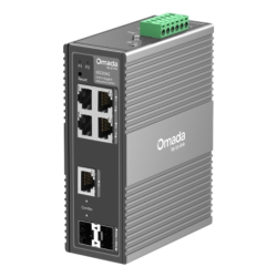 SWITCH INDUSTRIAL GIGABIT OMADA DE 6 PUERTOS EASY MANAGED IES206G