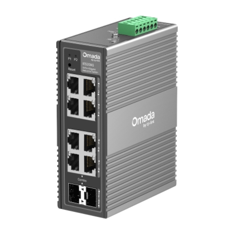 SWITCH OMADA IES208G 8 PORT GIGABIT 4 PORT POE AND 4 PORT POE