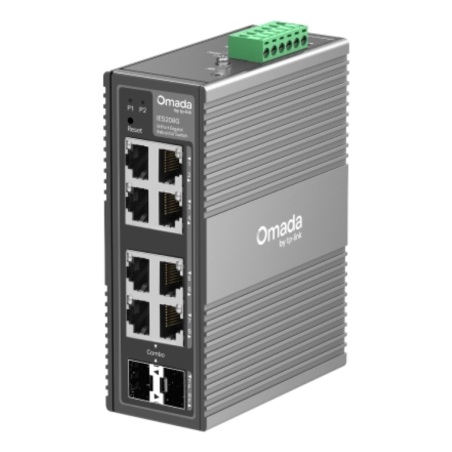 SWITCH OMADA IES208G 8 PORT GIGABIT 4 PORT POE AND 4 PORT POE