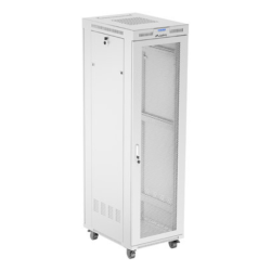 ARMARIO LANBERG RACK 19 42U 600X800 FLAT PACK PUERTA PERFORADA CON LCD GRIS