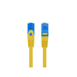 CABLE RED LANBERG CAT6A S FTP LSZH CCA 10M AMARILLO FLUKE PASSED