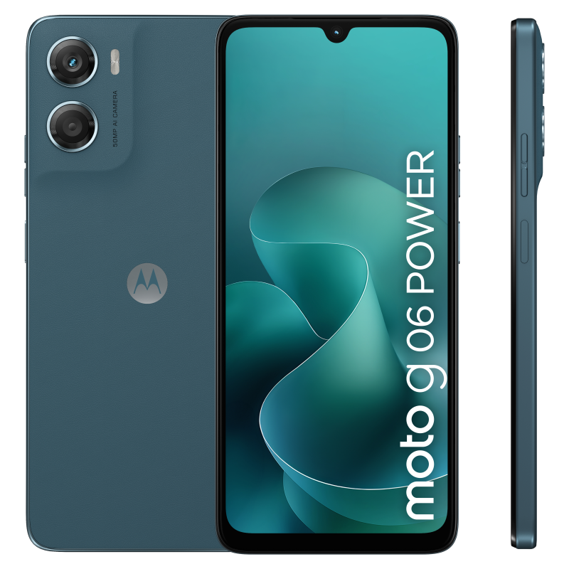 SMARTPHONE MOTOROLA MOTO G06 POWER 4GB 256GB TAPESTRY BLUE