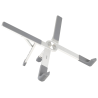 SOPORTE ELEVADOR ALUM PLEGABLE PORTATILES PLATA