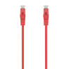 CABLE RED AISENS LATIGUILLO RJ45 LSZH CAT6A UTP AWG24 15M ROJO