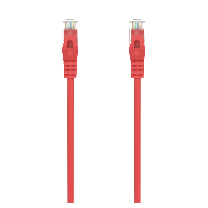 CABLE RED AISENS LATIGUILLO RJ45 LSZH CAT6A UTP AWG24 20M ROJO