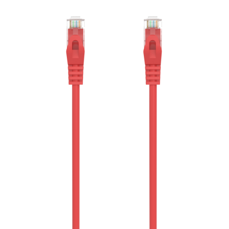 CABLE RED AISENS LATIGUILLO RJ45 LSZH CAT6A UTP AWG24 20M ROJO
