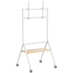 EWENT SOPORTE DE SUELO PARA TV DE 37 A 86 ALTURA AJUSTABLE BLANC