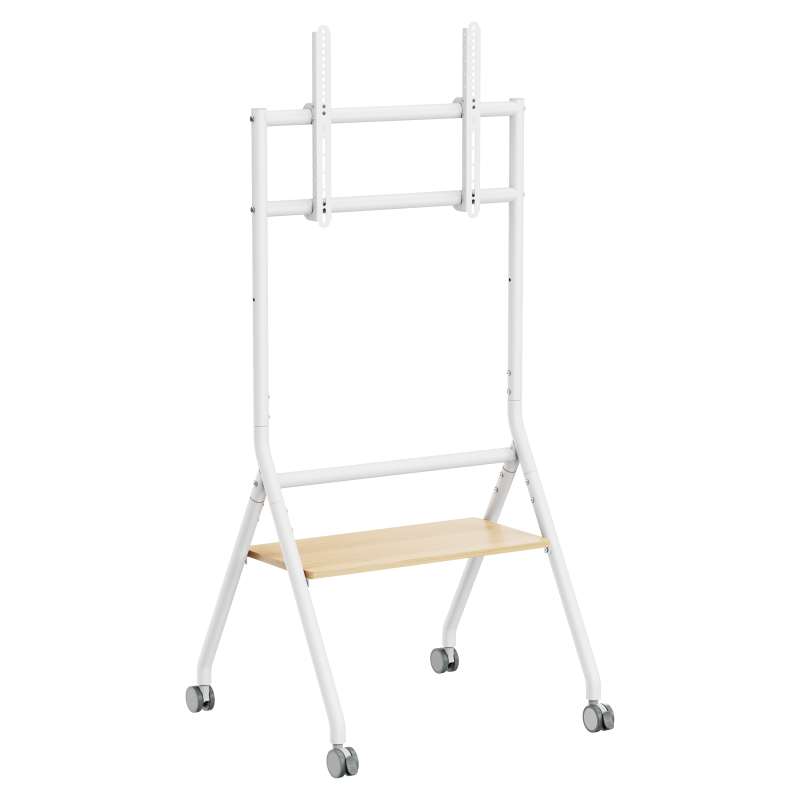 EWENT SOPORTE DE SUELO PARA TV DE 37 A 86 ALTURA AJUSTABLE BLANC