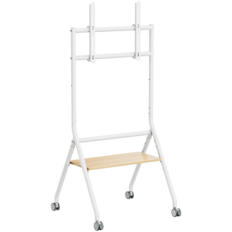 EWENT SOPORTE DE SUELO PARA TV DE 37 A 86 ALTURA AJUSTABLE BLANC