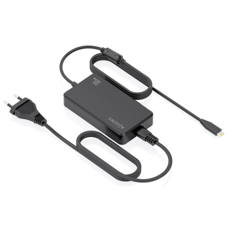CARGADOR AISENS SOBREMESA GAN 100W PD30 1XUSB C 18M NEGRO