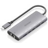 USB C DOCK AISENS 6 EN 1 HDMI RJ45 USB A 10G 2XUSB C 10G USB C PD 20CM