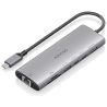 USB C DOCK AISENS 7 EN 1 HDMI RJ45 USB 10G 2XUSB C 10G SD MICRO SD 20CM