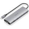USB C DOCK AISENS 8 EN 1 HDMI RJ45 USB A 10G 2XUSBC 10G SD MICRO SD PD 100W