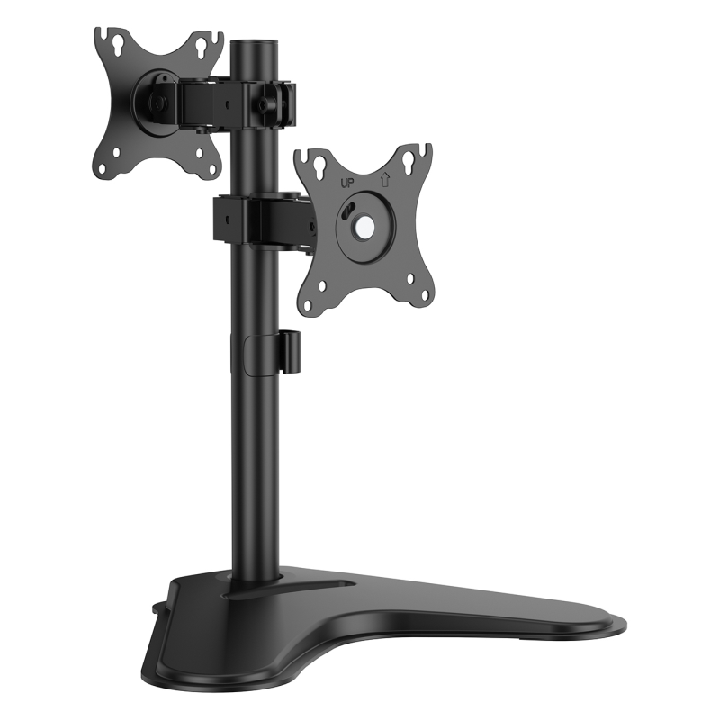 SOPORTE AISENS MESA ECO INCLINABLE ROTABLE 2 MONITORES POS 8KG 17 32 NEGRO