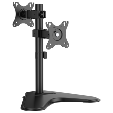 SOPORTE AISENS MESA ECO INCLINABLE ROTABLE 2 MONITORES POS 8KG 17 32 NEGRO