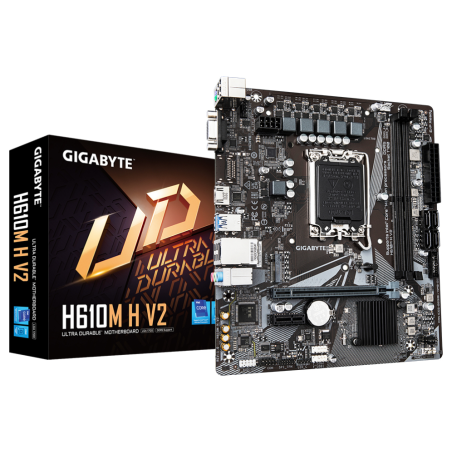 PLACA BASE GIGABYTE H610M H V2 1700 MATX 2XDDR5