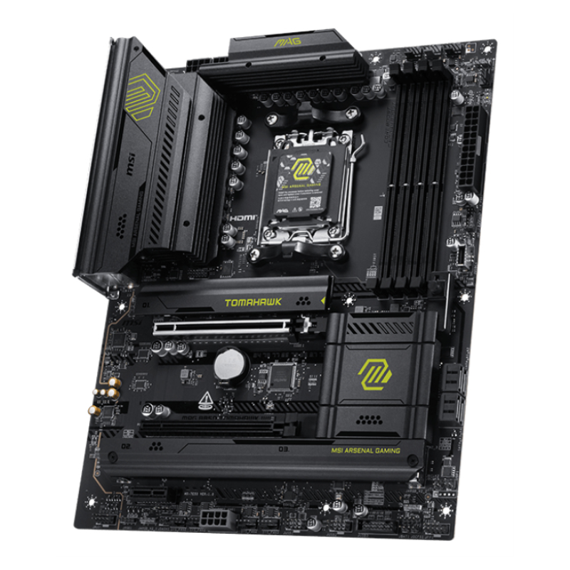 PLACA BASE MSI MAG B850 TOMAHAWK WIFI PCI E x16 Gen5 M2 Gen5