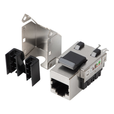 CONECTOR KEYSTONE LANBERG RJ45 A LSA CAT6 FTP 90 GRADOS