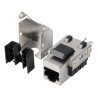 CONECTOR KEYSTONE LANBERG RJ45 A LSA CAT6 FTP 90 GRADOS
