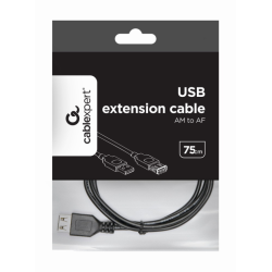 CABLE USB GEMBIRD DE EXTENSION MACHO HEMBRA 075M