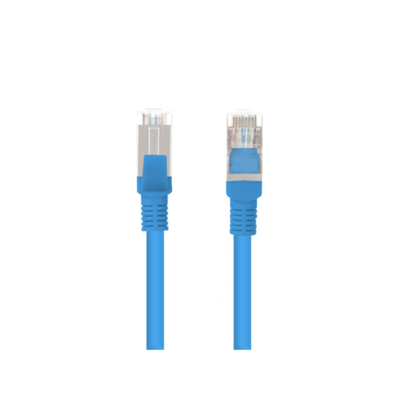 CABLE RED LANBERG CAT6 FTP 30M AZUL FLUKE PASSED