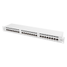 PATCH PANEL LANBERG 24 PUERTOS 1U 19 CAT6 FTP GRIS