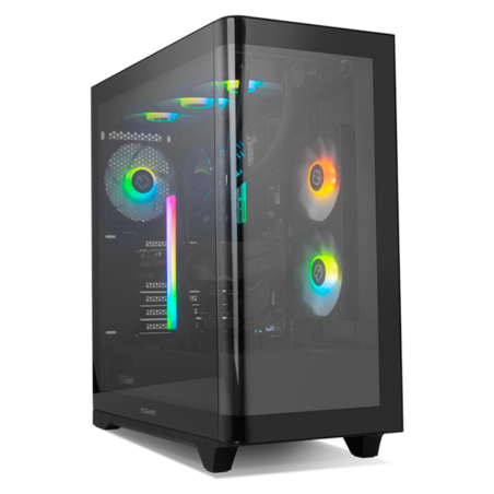 CAJA NOX HUMMER ETHER ATX SEMITORRE CRISTAL CURVO NEGRO
