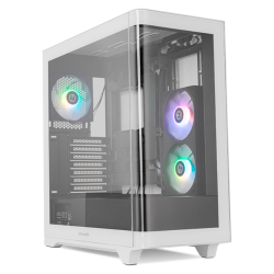 CAJA NOX HUMMER ETHER ATX SEMITORRE CRISTAL CURVO NEGRO BLANCO