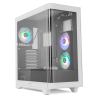 CAJA NOX HUMMER ETHER ATX SEMITORRE CRISTAL CURVO NEGRO BLANCO
