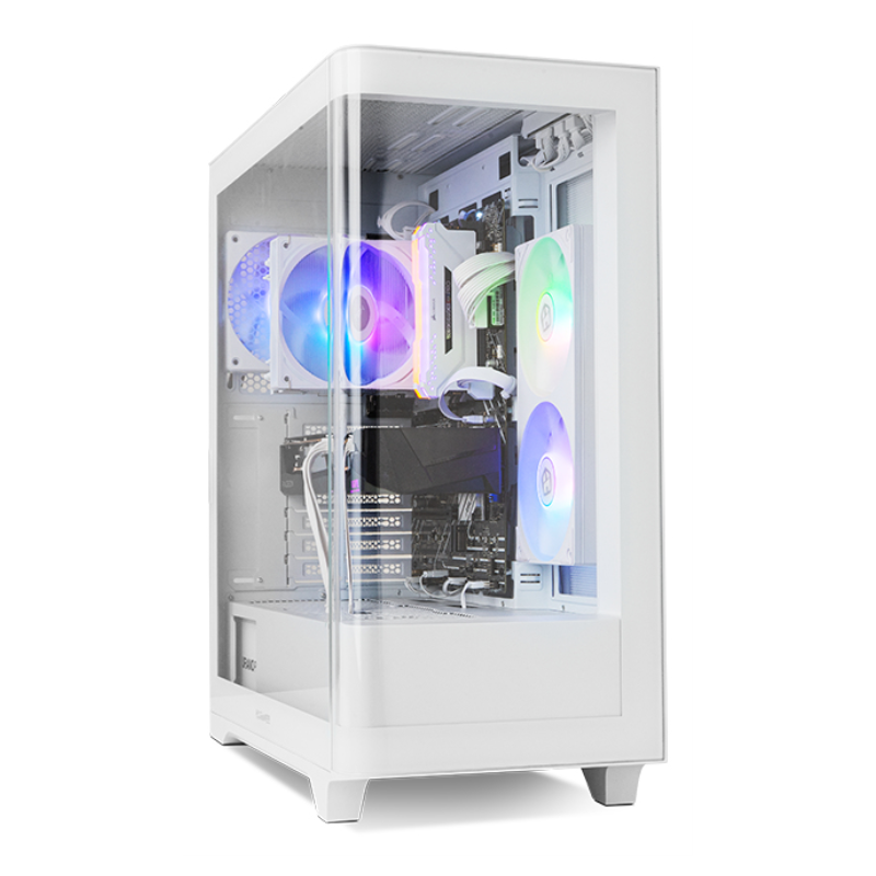 CAJA NOX HUMMER ETHER ATX SEMITORRE CRISTAL CURVO BLANCO