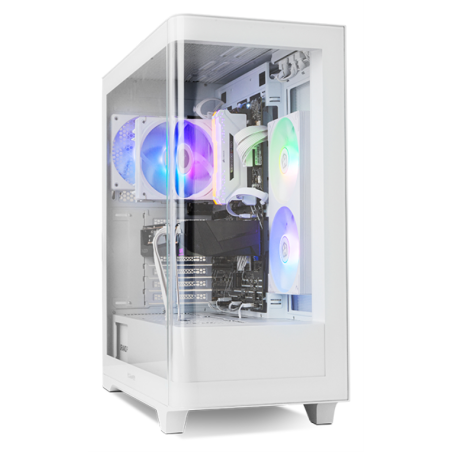 CAJA NOX HUMMER ETHER ATX SEMITORRE CRISTAL CURVO BLANCO