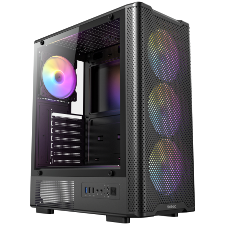 CAJA ANTEC VX 310 ATX 4 VENTILADORES ARGB NEGRA