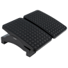 REPOSAPIES TOOQ AJUSTABLE EN ALTURA E INCLINACION NEGRO