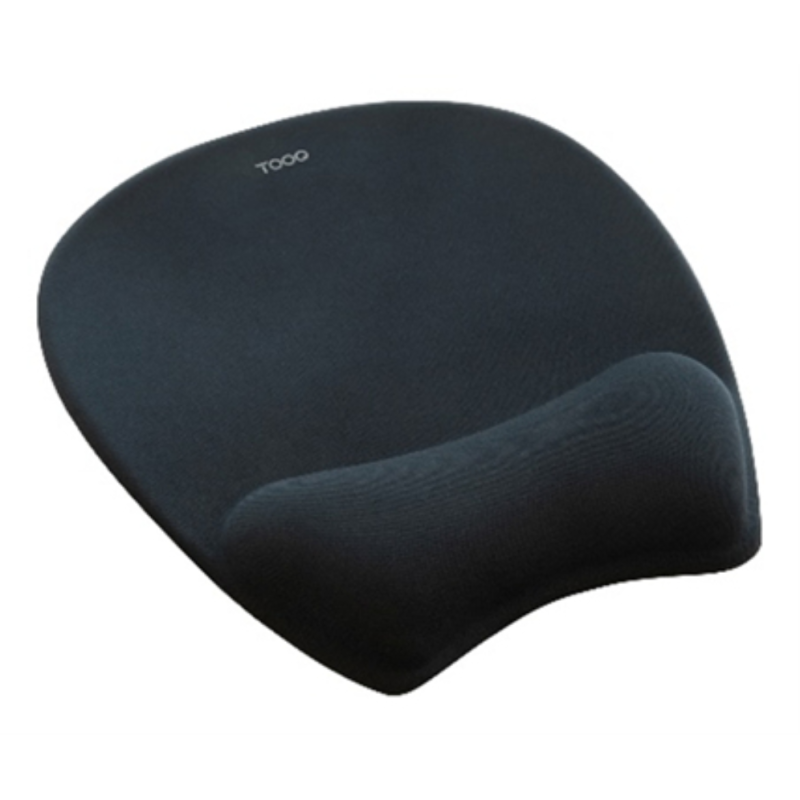 ALFOMBRILLA RATON TOOQ ERGONOMICA MEMORY FOAM NEGRO