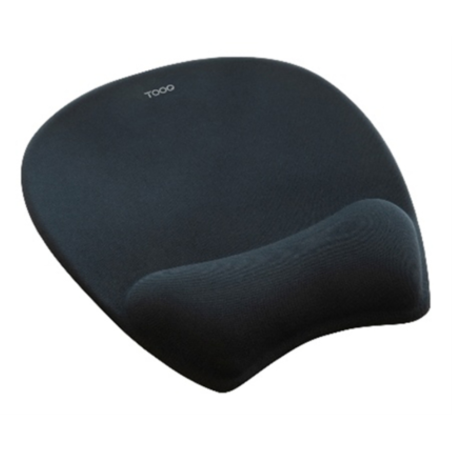 ALFOMBRILLA RATON TOOQ ERGONOMICA MEMORY FOAM NEGRO