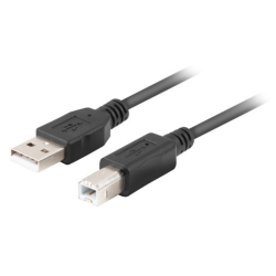 CABLE LANBERG IMPRESORA USB A MACHO USB B MACHO 20 1M CON FERRITA CAJA RETAIL