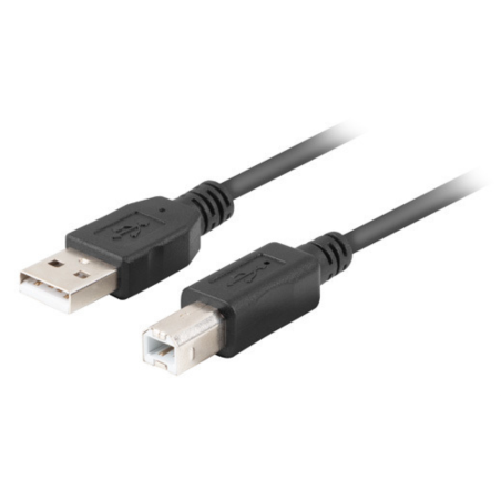 CABLE LANBERG IMPRESORA USB A MACHO USB B MACHO 20 1M CON FERRITA CAJA RETAIL