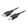 CABLE LANBERG IMPRESORA USB A MACHO USB B MACHO 20 1M CON FERRITA CAJA RETAIL