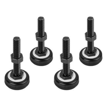 SET LANBERG 4 PATAS M10 PARA ARAMRIOS RACK