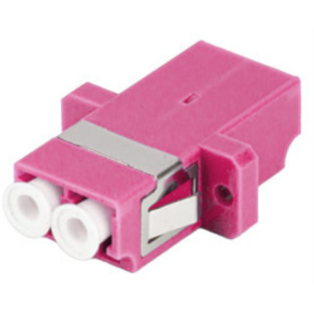 ADAPTADOR FIBRA OPTICA LANBERG MULTI LC UPC DUPLEX OM4