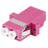 ADAPTADOR FIBRA OPTICA LANBERG MULTI LC UPC DUPLEX OM4