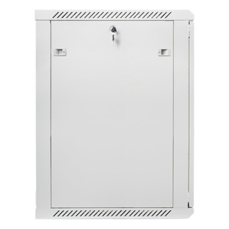 ARAMRIO LANBERG MURAL RACK 19 18U 600X600 FLAT PACK V2 PUERTA CRISTAL GRIS