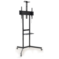 SOPORTE SUELO TOOQ RUEDAS NEFERTITI 37 70 NEGRO