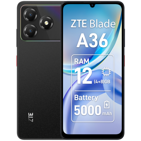 SMARTPHONE ZTE BLADE A36 48GB 64GB BLACK