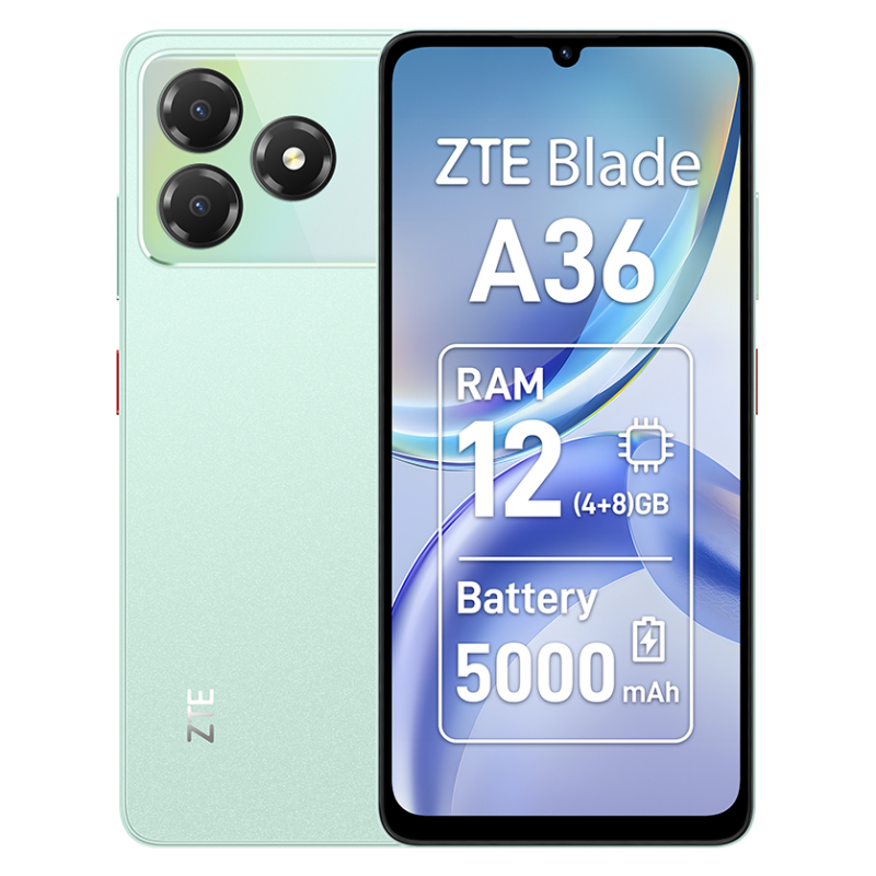 SMARTPHONE ZTE BLADE A36 48GB 64GB GREEN