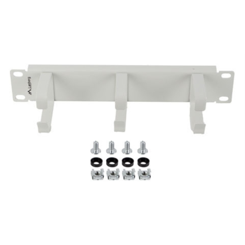 ORGANIZADOR DE CABLES LANBERG 3 ANILLAS 10 1U TIPO B GRIS