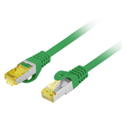 CABLE RED LANBERG LATIGUILLO CAT6A S FTP LSZH CU 1M VERDE FLUKE PASSED
