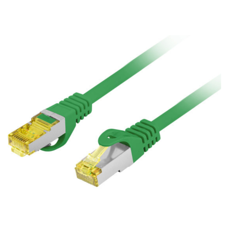 CABLE RED LANBERG LATIGUILLO CAT6A S FTP LSZH CU 1M VERDE FLUKE PASSED